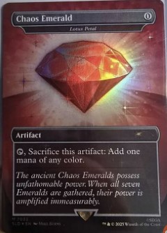Lotus Petal - Chaos Emerald Secret Lair Drop - Sonic
